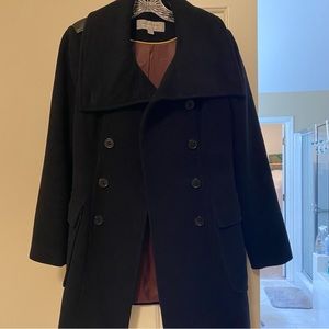 Marc New York Andrew Marc Black Wool Coat